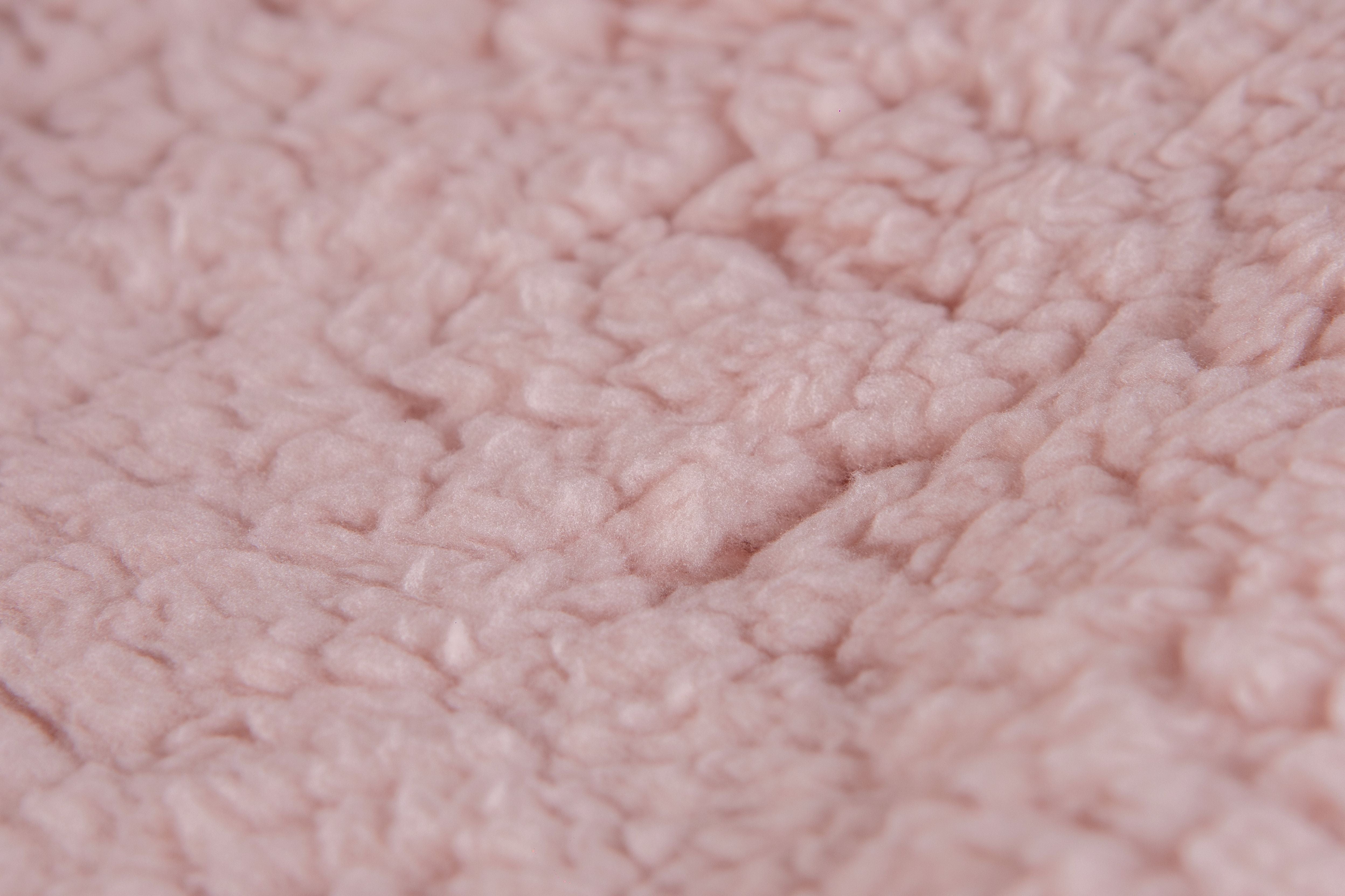 Coperta plaid soffice morbido caldo resistente plaid divano plaid letto in pile flanellato retro agnellato sherpa 130 X 160 CM FARFALLE JACQUARD ROSA - SmartDecoHome