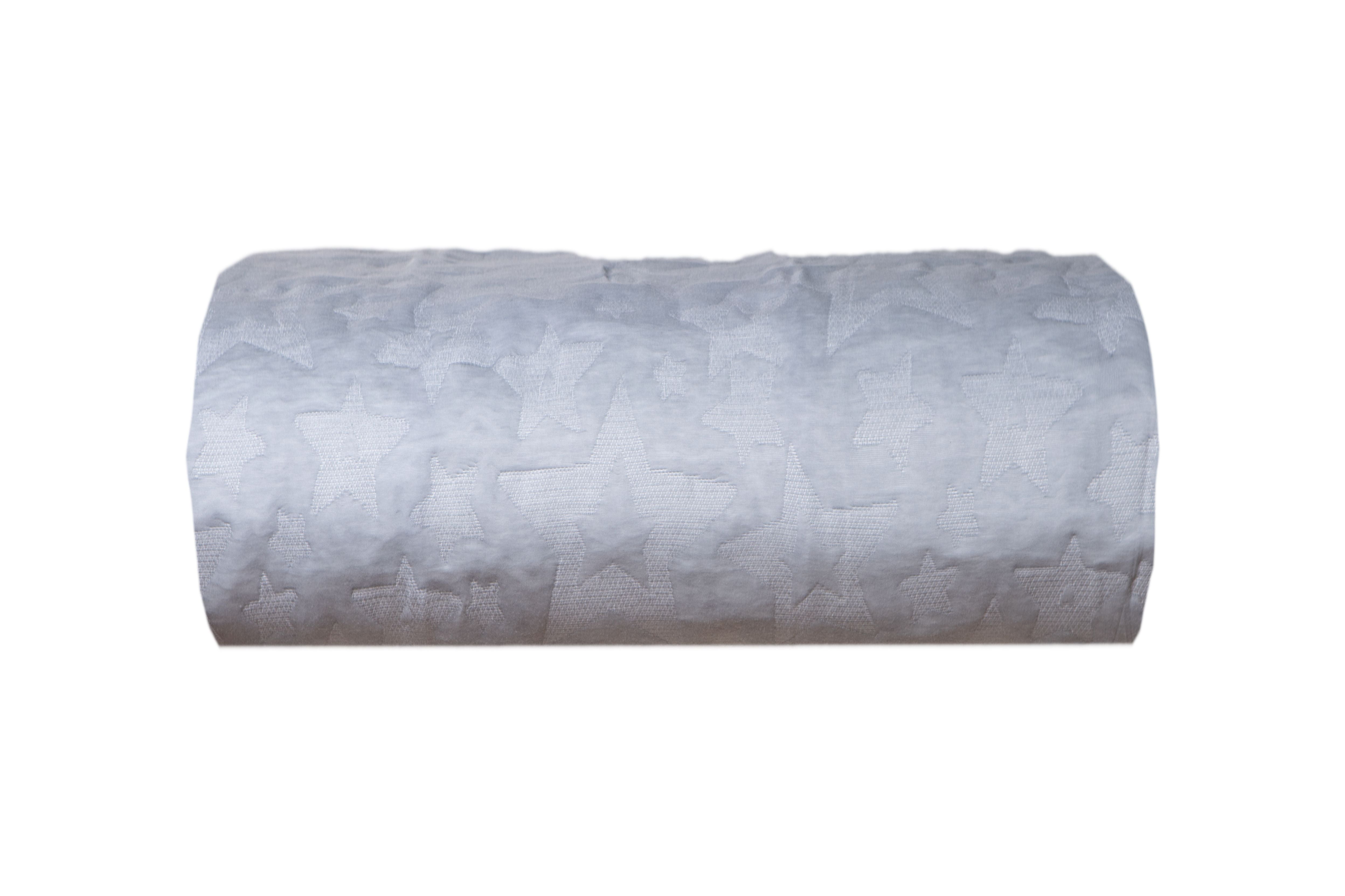 Coperta plaid soffice morbido caldo resistente plaid divano plaid letto in pile flanellato retro agnellato sherpa 130 X 160 CM  STELLE GRIGIO - SmartDecoHome