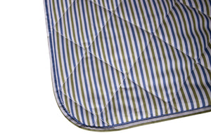 Trapuntino leggero letto copriletto in puro cotone Made In Italy GATTI AZZURRO - SmartDecoHome
